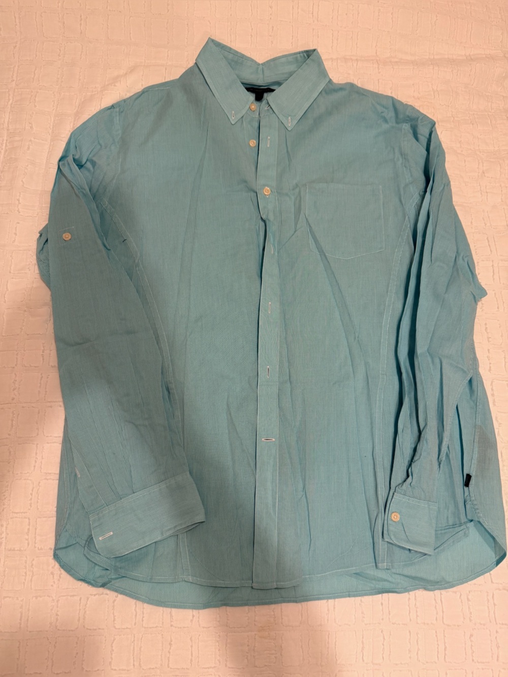 John Varvatos Light Teal Button-Up Shirt